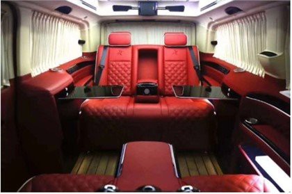 Dinding/sisi dalam kereta